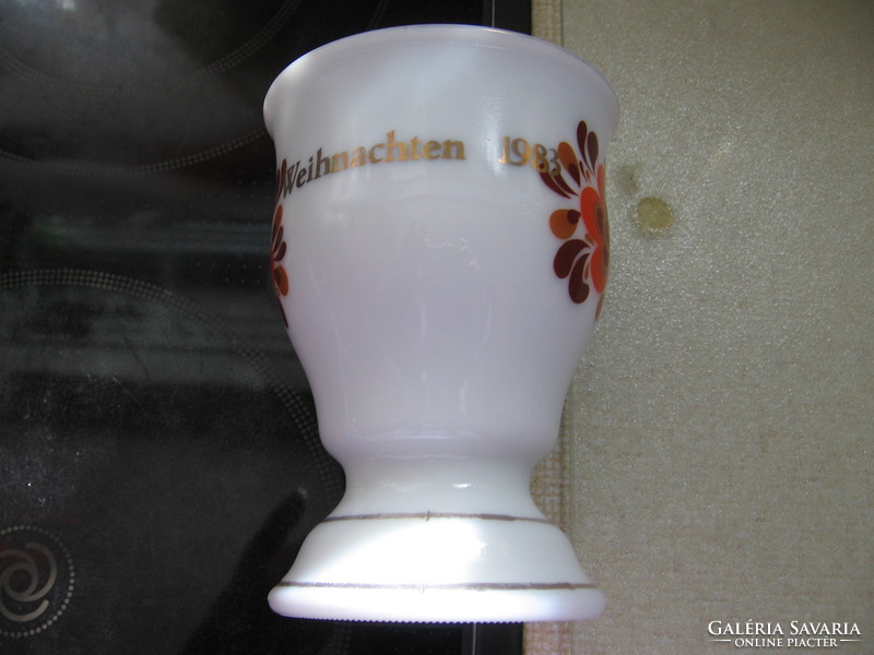 Retro milk glass cup