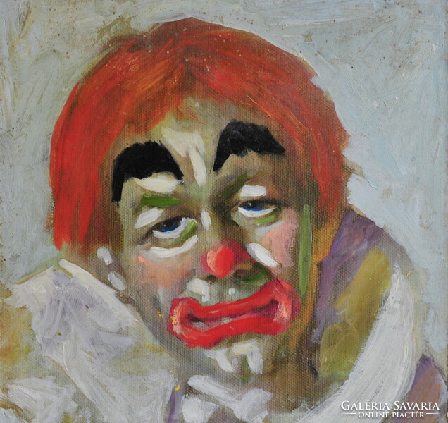 Unknown painter: clown portrait