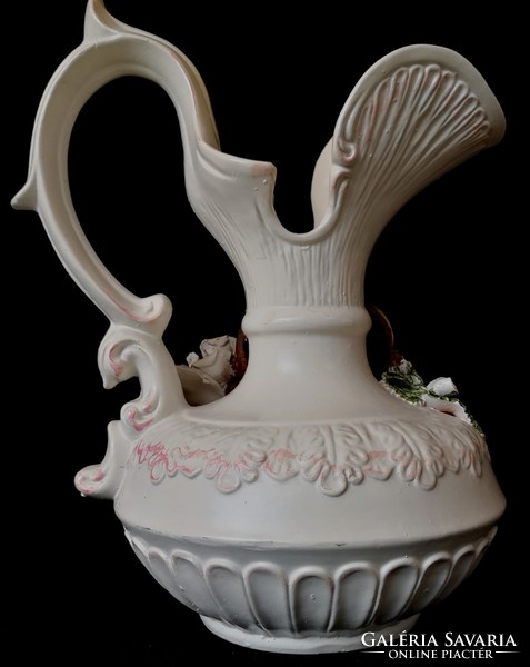 Dt/166 - capodimonte style carafe, pitcher