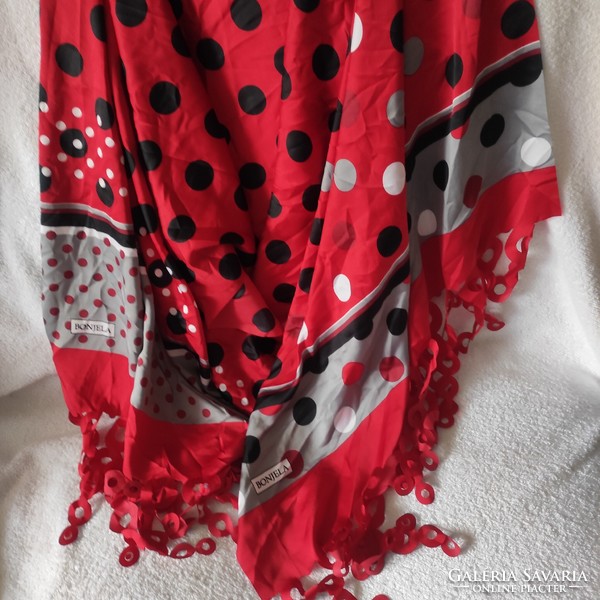 Bonjela - large polka dot Turkish scarf