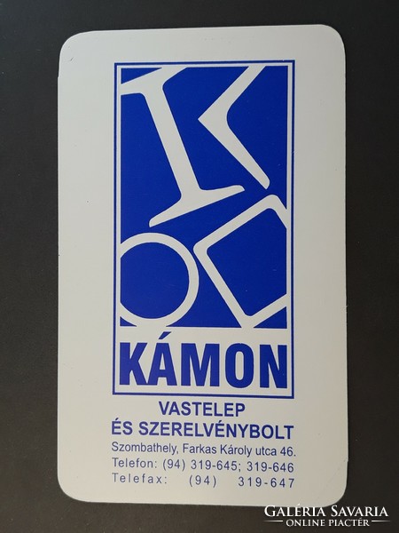 Old card calendar 1999 - Kámon iron plant and hardware store with inscription - retro calendar