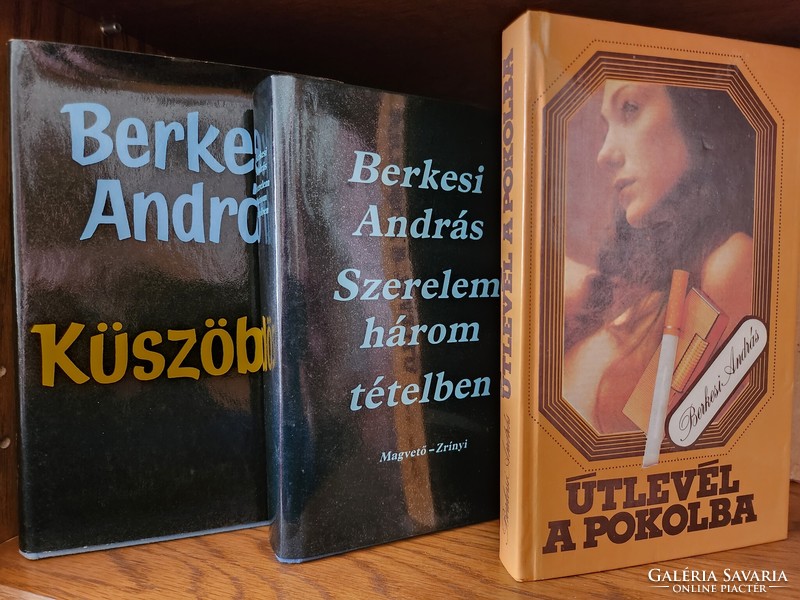 András Berkes novels (3 pieces)