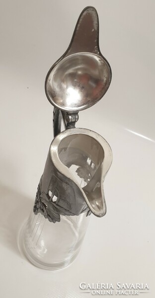 Special art nouveau wmf decanter, pitcher, pourer, decanter