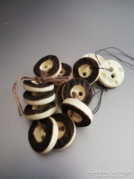 Antler buttons 15 mm