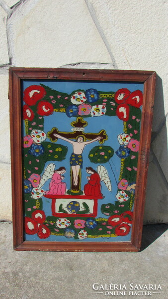 Transylvanian glass icon