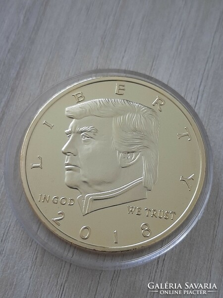 The 45th President of the United States is Donald J. Trump 2018 Gold Commemorative Medal