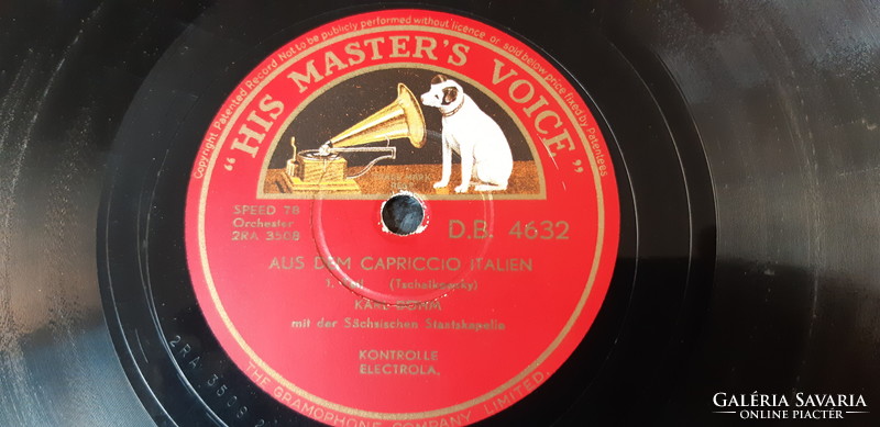 Karl Böhm conducts - shellac gramophone record 78 rpm