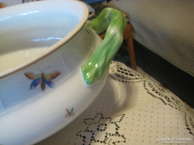 Herend Eton pattern, oval, soup bowl from 1942