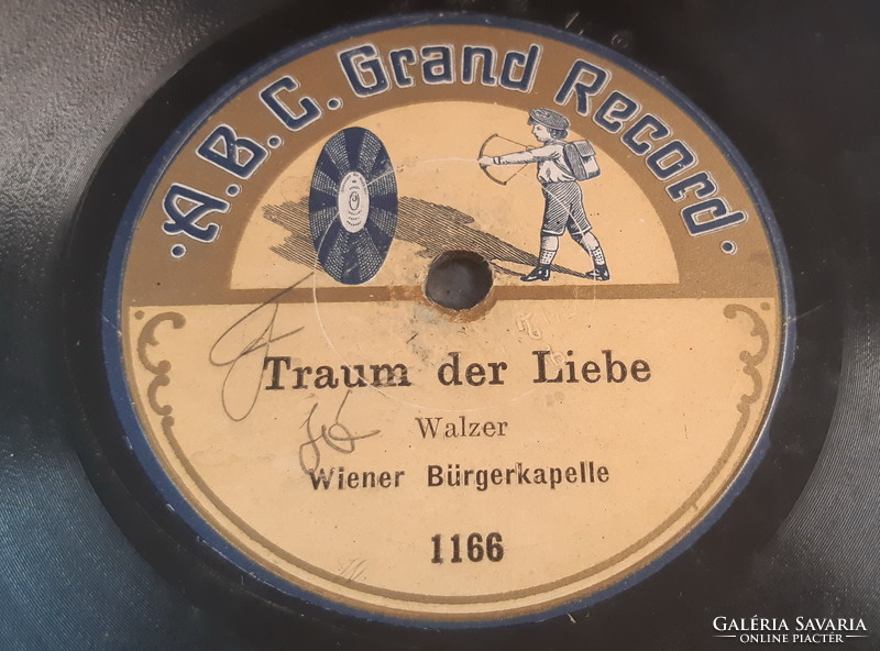 Wiener bürgerkapelle gramophone plate shellac 78 rpm