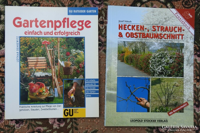 Gartenpflege - 2 db német nyelvű kertészeti  könyv egyben