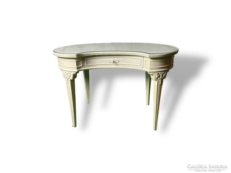 Antique classicist desk polished