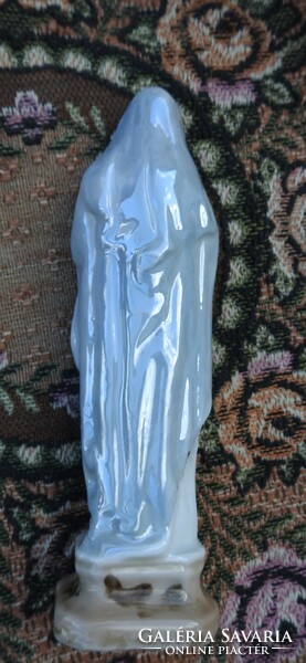 Old Virgin Mary porcelain statue figure