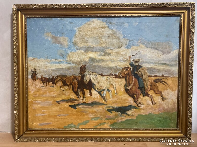 Unknown painter: Horsemen