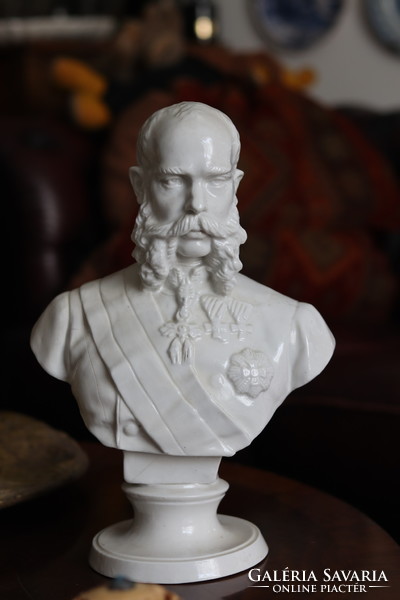 Herend Ferenc József Bust extremely rare made to order 35 cm