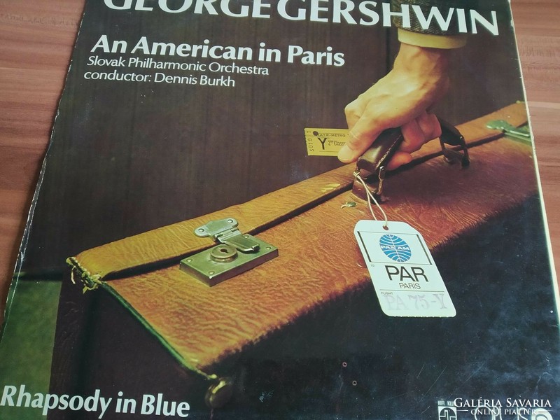 George Gershwin - Rhapsody In Blue An American In Paris (LP, Album) - Cseh 1975
