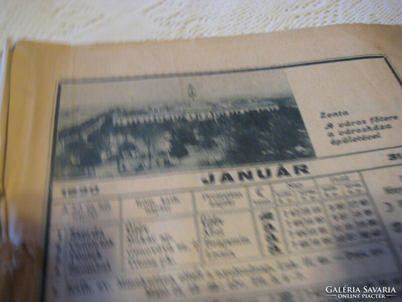 Calendar 1930, 1 page is missing at the front and at the end