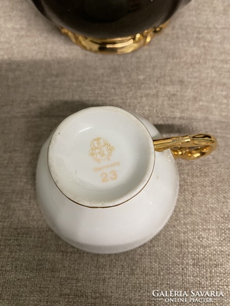 Reichenbach German porcelain 6-person tea set a42