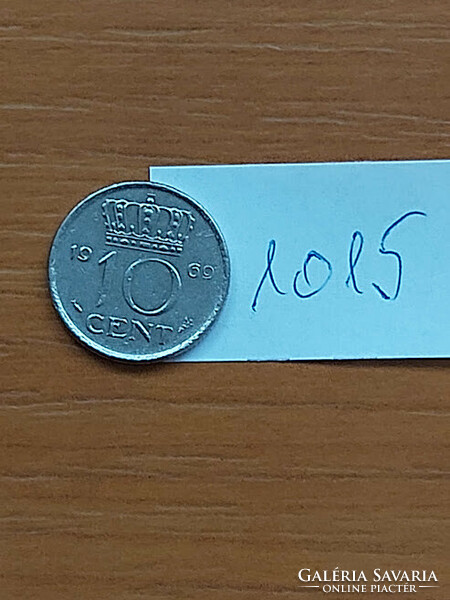 HUF 30 / piece Netherlands 10 cents 1969 1015