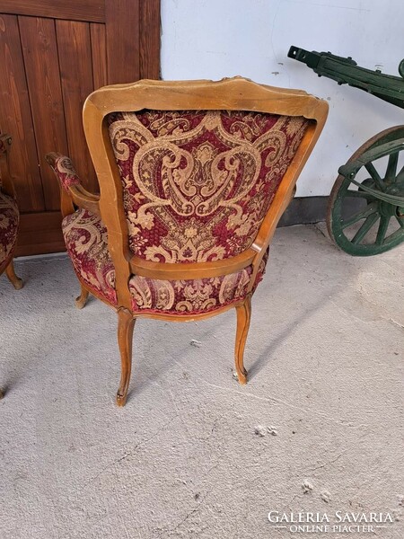 Neobarokk szalongarnitúra kanapé fotel nosztalgia bútor hagyaték