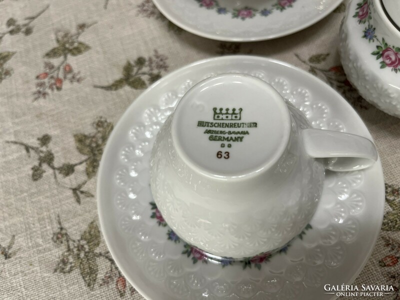 Hutschenreuter 4 személyes, prémium porcelán készlet gyönyörű kivitelben