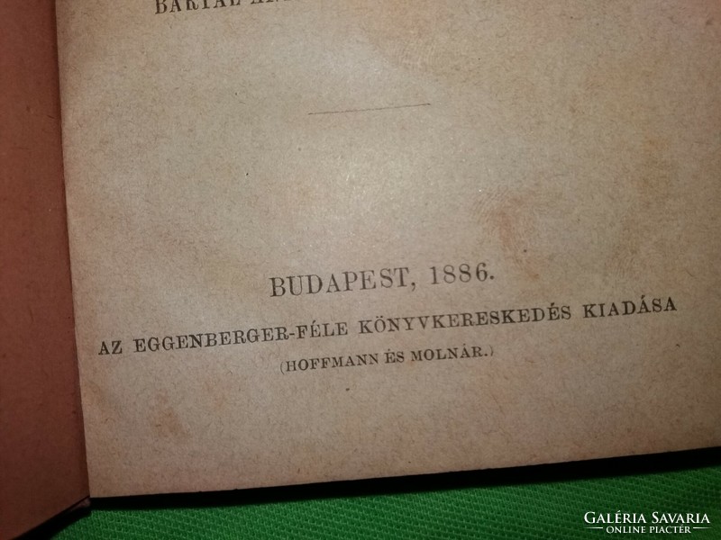 1886. Bartal Antal és Malmosi Károly :Jegyzetek Horatius költeményeihez.képek szerint Eggenberger