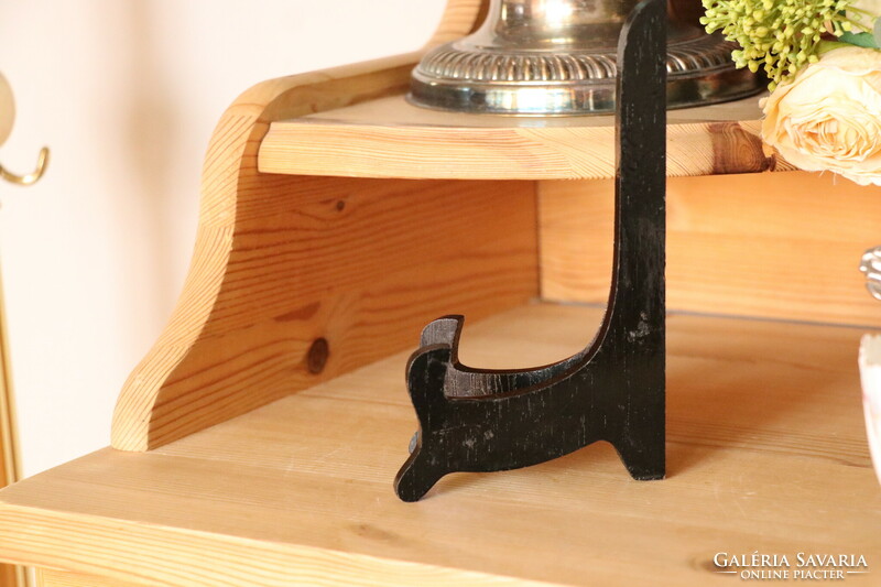 Plate holder, black lacquer 2.