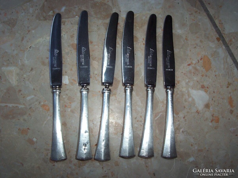 6 silver solingen knives for sale