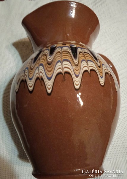 Hungarian folk style vase in good condition