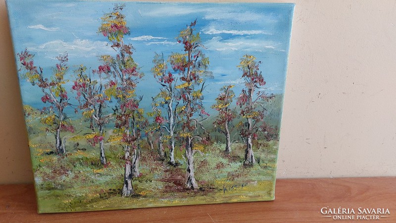 (K) landscape painting 30x25 cm
