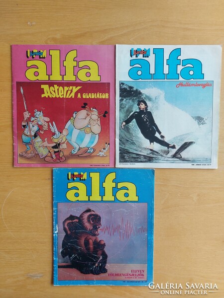 Alfa magazin, 1981, retro képregények