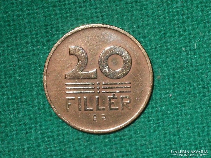 20 Filér 1950! Copper - aluminum ! Nice!