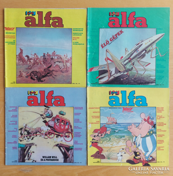 Alfa magazin, 1984, retro képregények