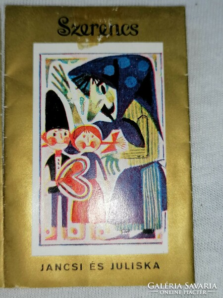 Szerencsi chocolate factory old chocolate papers, from the end of the sixties, very rare 51.