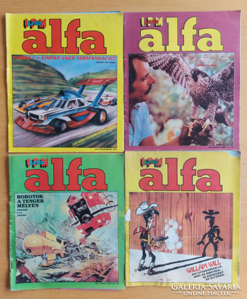Alfa magazine, 1983, retro comics