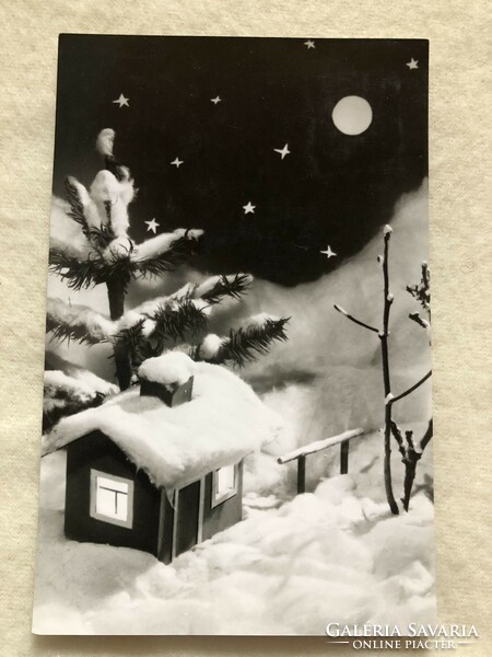 Régi Karácsonyi képeslap                               -5.