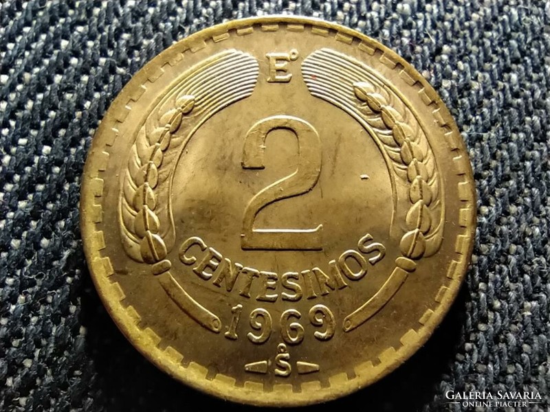 Chile 2 Centésimo 1969 So (id26412)