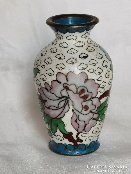 LEÁRAZTAM!!! Vintage miniatűr cloisomné váza