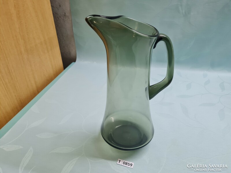 T0859 glass water jug 28 cm