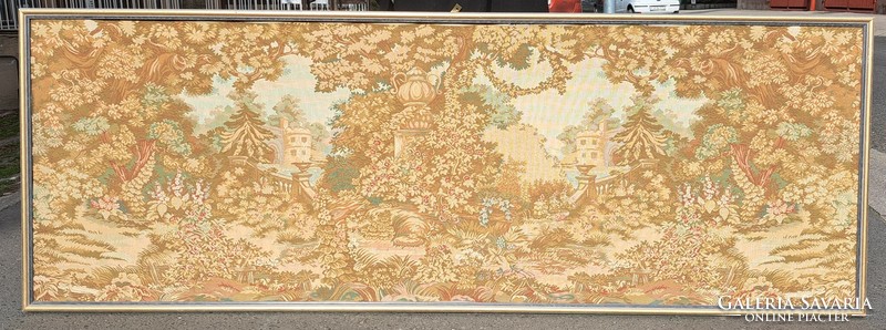 Huge tapestry, 2 meters wide! Landscape - old, good condition wall carpet - nature picture, park