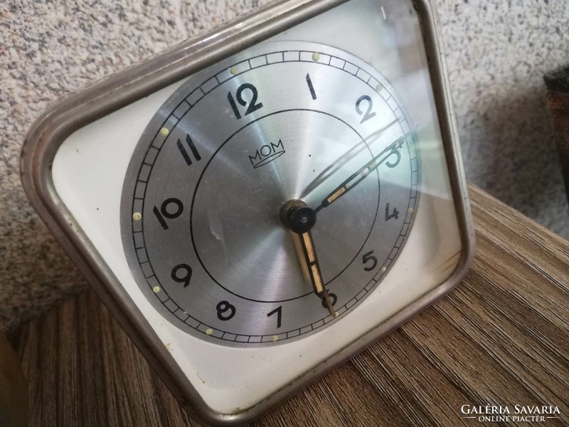 Old mom and ussr clock for decoration-part