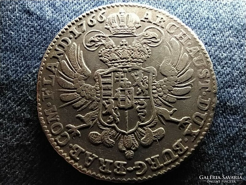Ausztria Osztrák-Hollandia (Belgium) Mária Terézia (1740-1780) .873 ezüst 1 koronatallér (id77102)