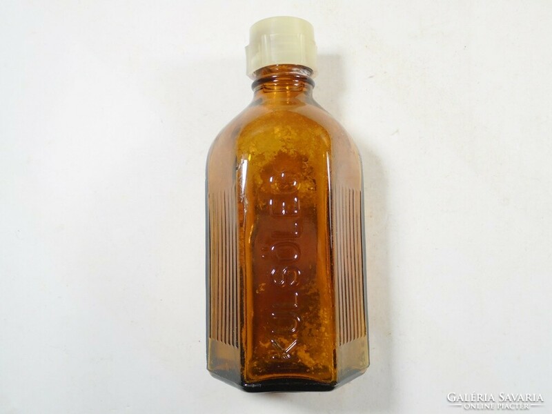 Retro régi Gyógyszertári gyógyszeres patika patikai üveg palack KÜLSŐLEG felirattal