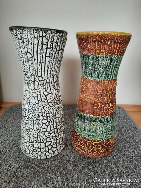 Pair of retro vases by Károly Bán