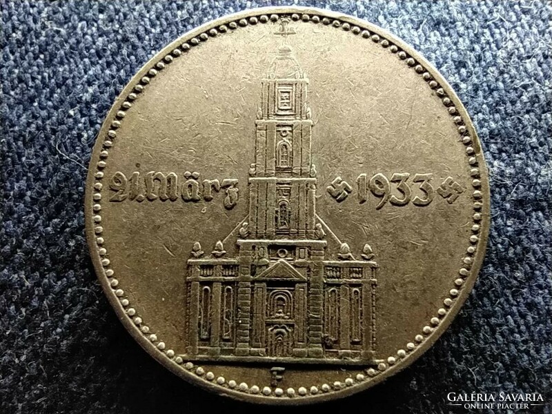 Németország A náci uralom 1. évfordulója - Potsdam templom .625 ezüst 2 birodalmi márka  (id77082)