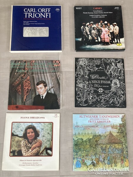 8 piece classical music vinyl collection