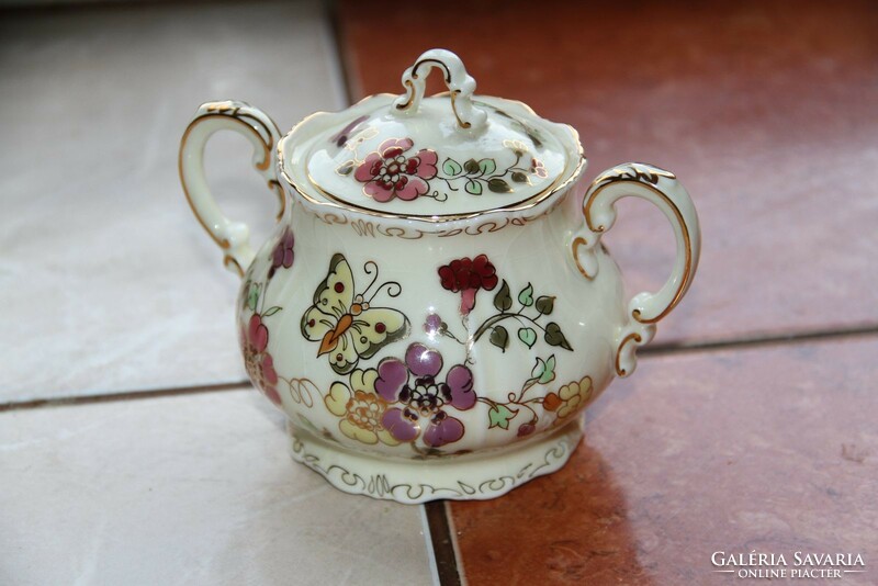 Zsolnay butterfly sugar bowl 1.