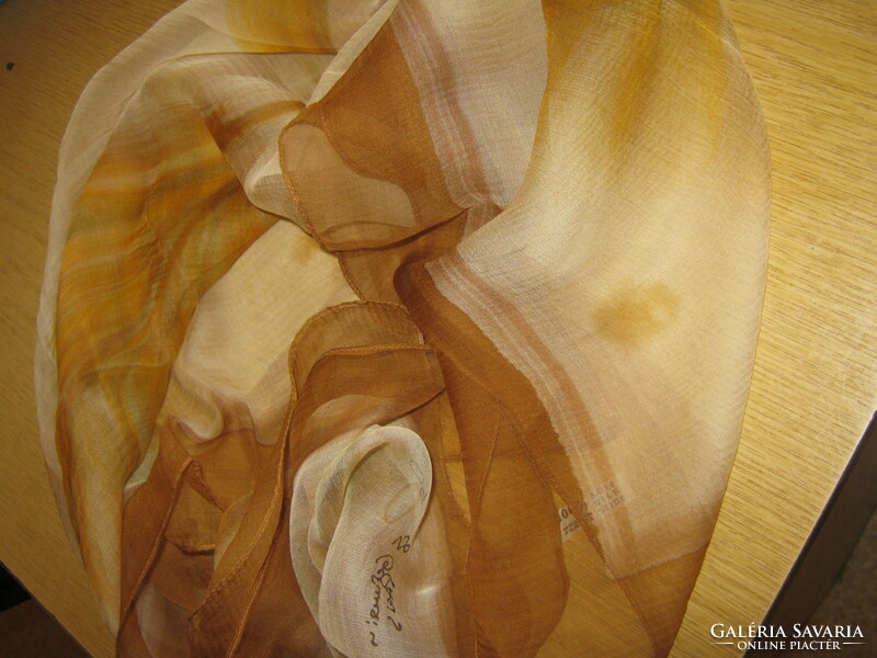 Vintage breath thin silk scarf