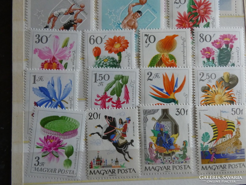 Postal clean Hungarian stamps 5-6.