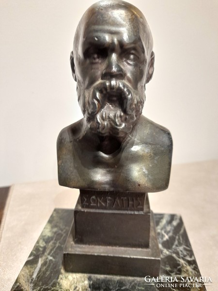 Socrates - bronze bust