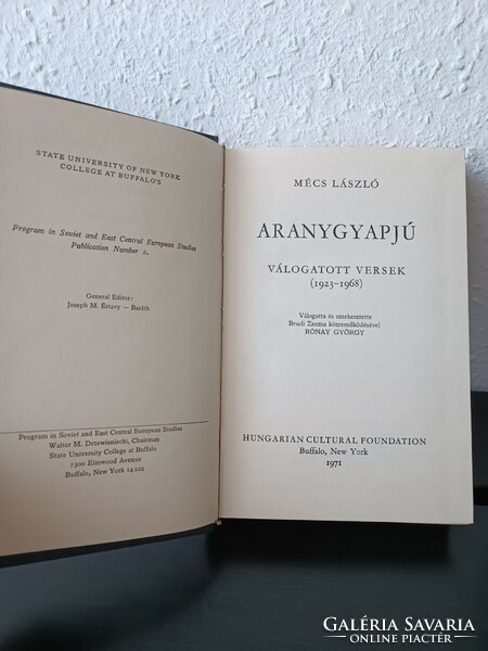 Mécs László: Aranygyapjú. Válogatott versek (1923-1968)